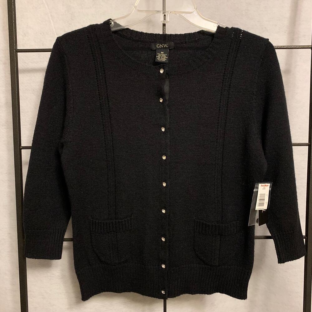 GNW Girls Cardigan Sweater Rhinestone Buttons‎ NWT